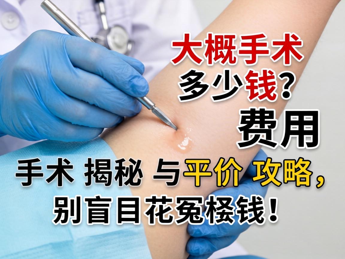 腋臭手术大概多少钱？费用揭秘与平价攻略，别盲目花冤枉钱！