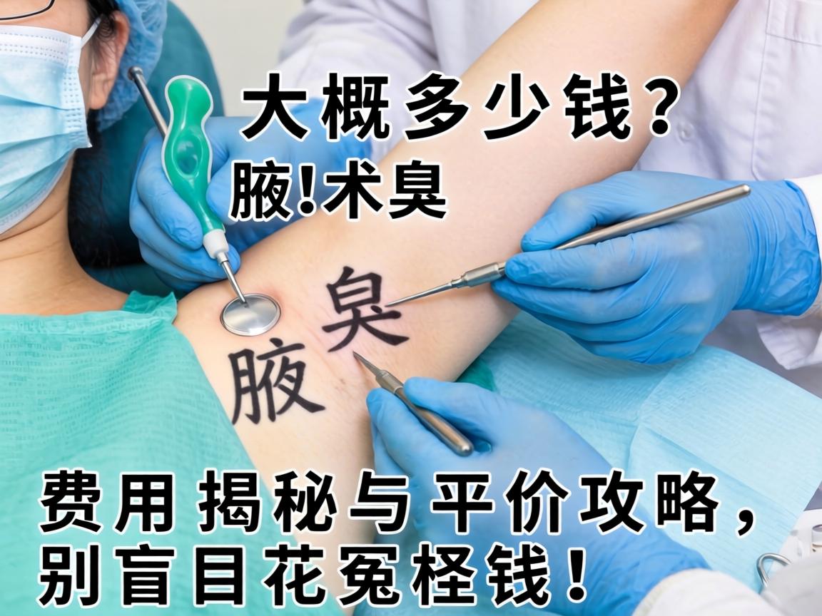 腋臭手术大概多少钱？费用揭秘与平价攻略，别盲目花冤枉钱！