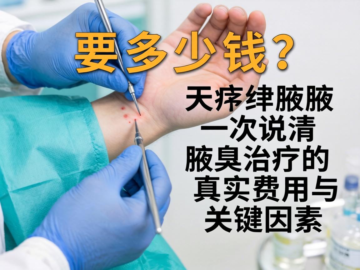 腋臭手术要多少钱？一次说清腋臭治疗的真实费用与关键因素