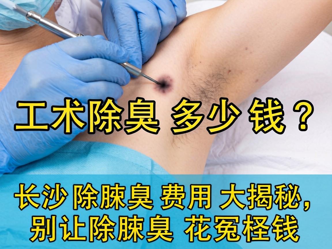 手术除腋臭多少钱？长沙除腋臭费用大揭秘，别让除腋臭花冤枉钱