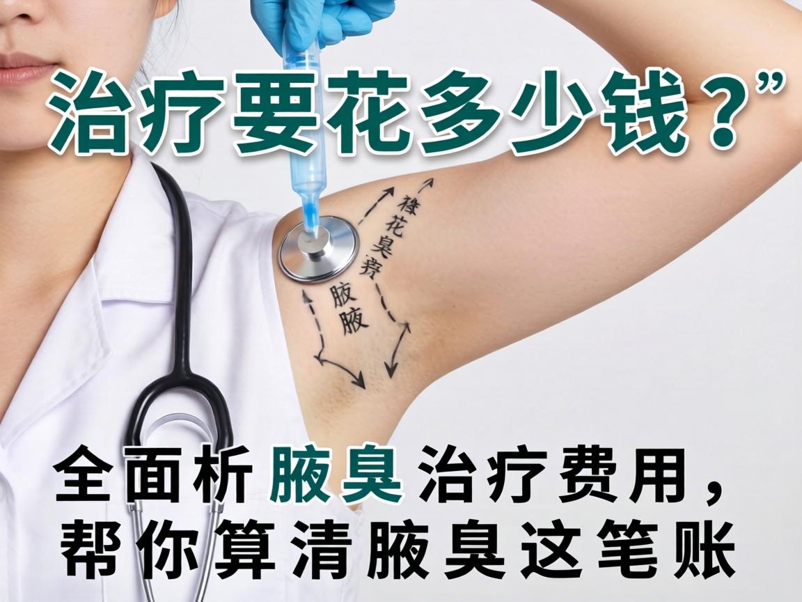 腋臭治疗要花多少钱？全面解析腋臭治疗费用，帮你算清腋臭这笔账