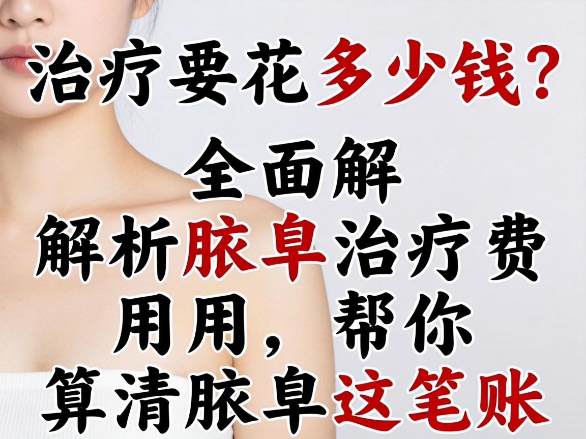 腋臭治疗要花多少钱？全面解析腋臭治疗费用，帮你算清腋臭这笔账