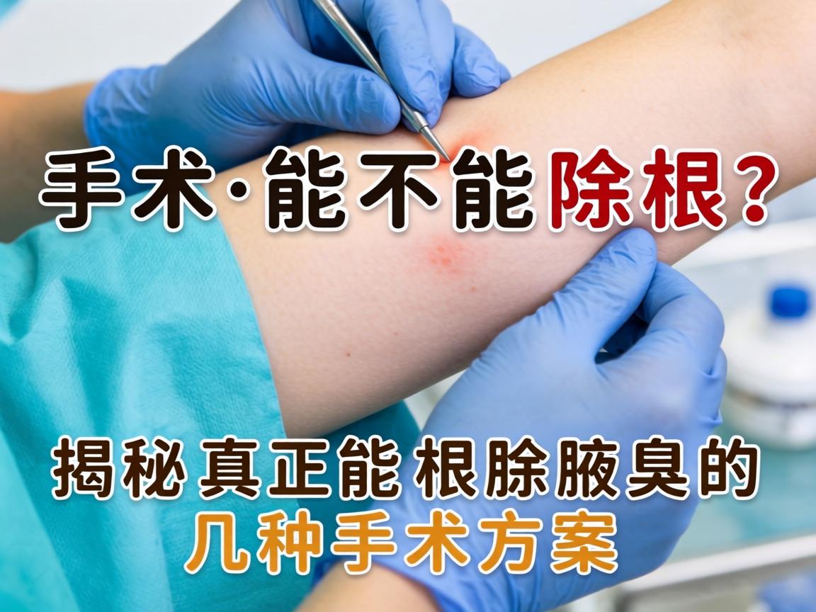 腋臭手术能不能除根？揭秘真正能根除腋臭的几种手术方案