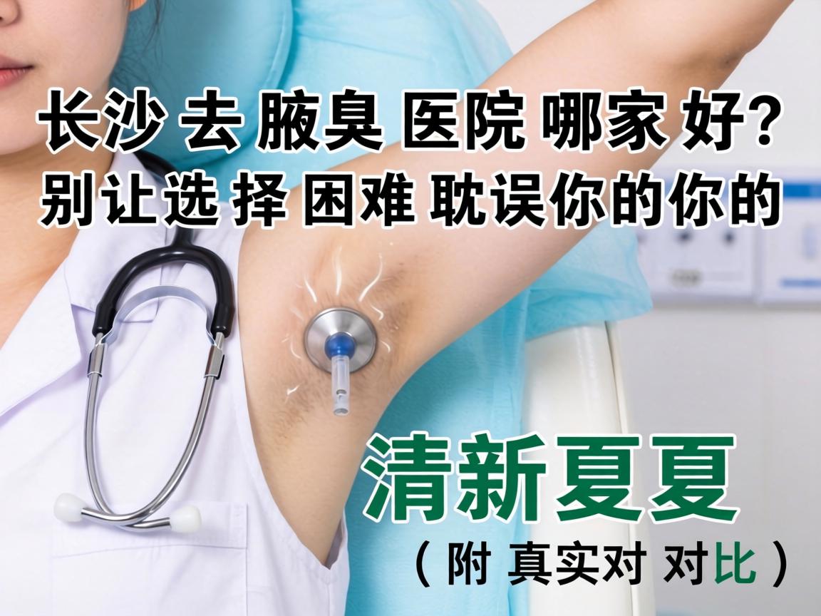长沙去腋臭医院哪家好？别让选择困难耽误你的清新夏天（附真实对比）
