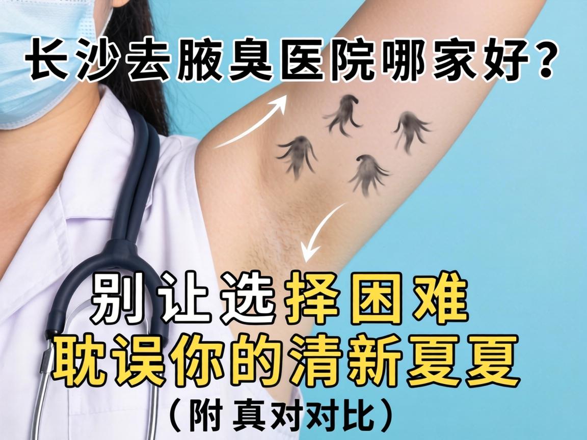 长沙去腋臭医院哪家好？别让选择困难耽误你的清新夏天（附真实对比）