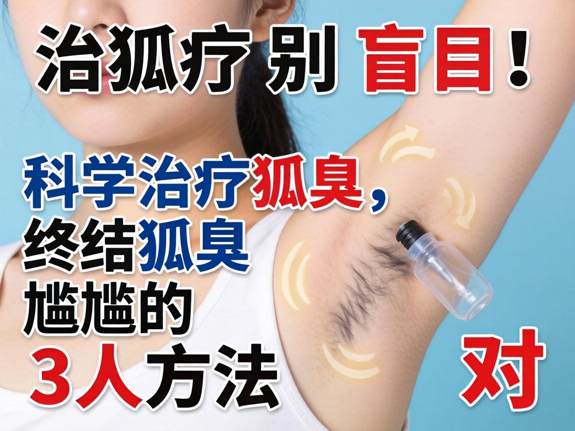 狐臭治疗别盲目！科学治疗狐臭，终结狐臭尴尬的3大方法对比