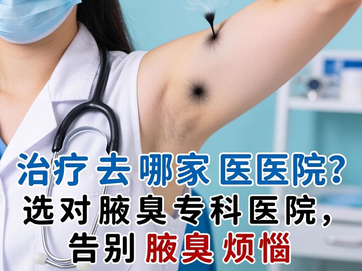 腋臭治疗去哪家医院？选对腋臭专科医院，告别腋臭烦恼