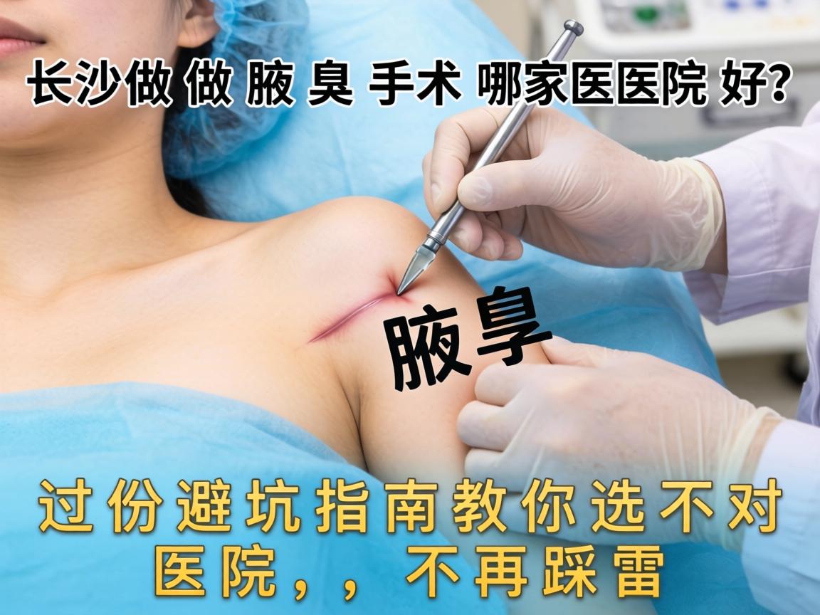 长沙做腋臭手术哪家医院好？这份避坑指南教你选对医院，不再踩雷