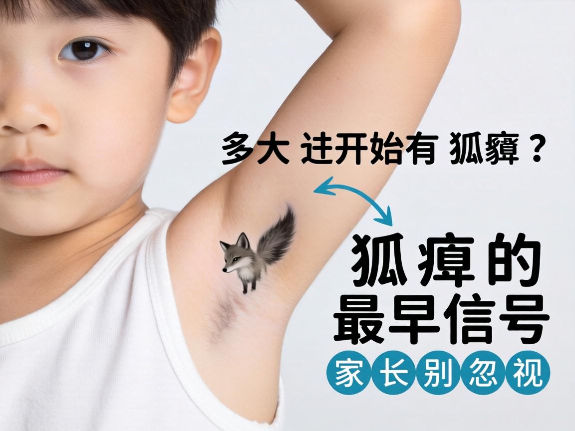 小孩多大开始有狐臭？狐臭的最早信号家长别忽视