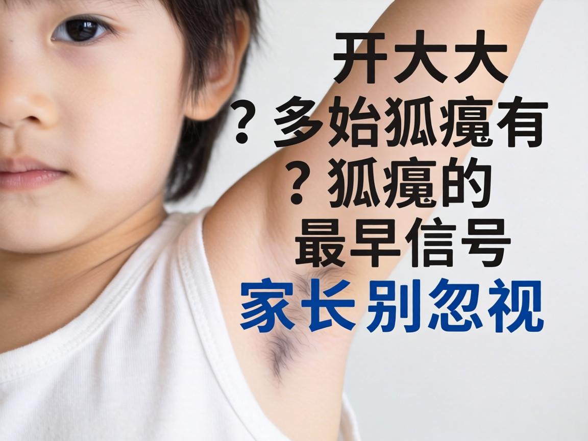 小孩多大开始有狐臭？狐臭的最早信号家长别忽视