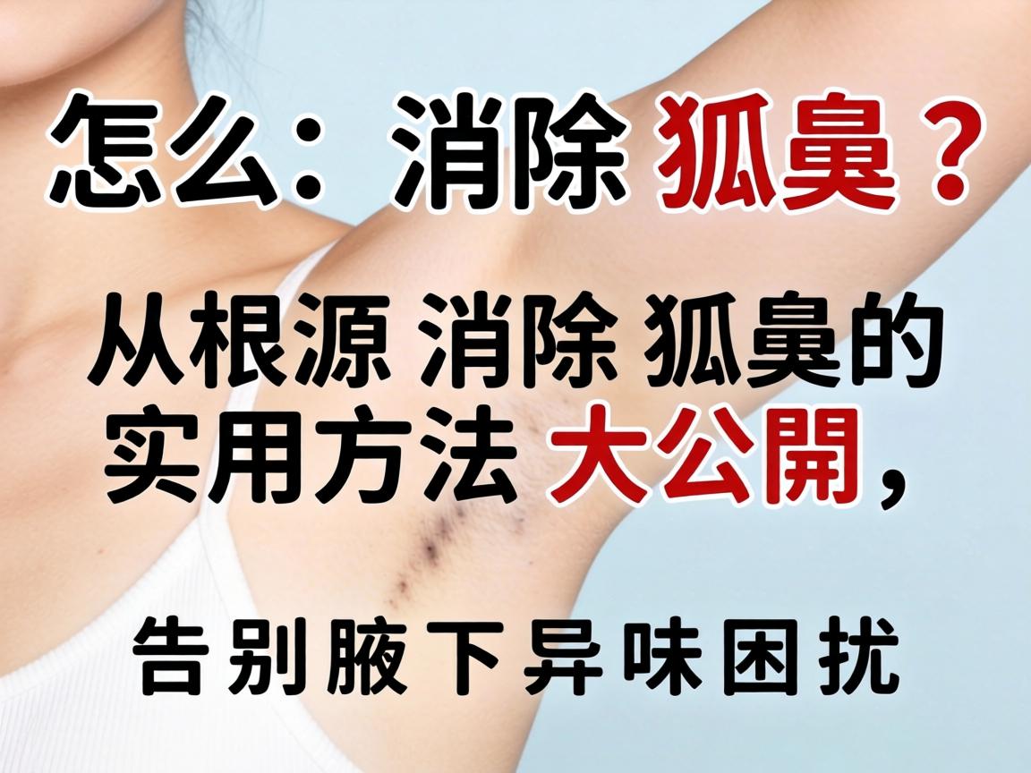 怎么消除狐臭？从根源消除狐臭的实用方法大公开，告别腋下异味困扰