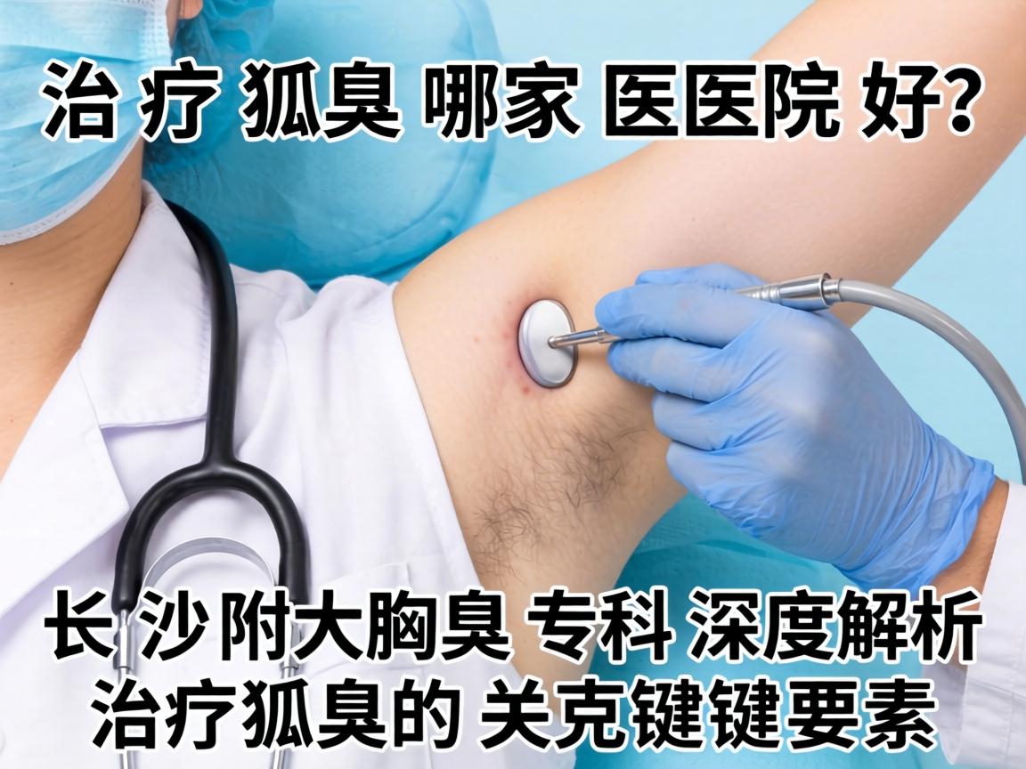 治疗狐臭哪家医院好？长沙附大腋臭专科深度解析治疗狐臭的关键要素
