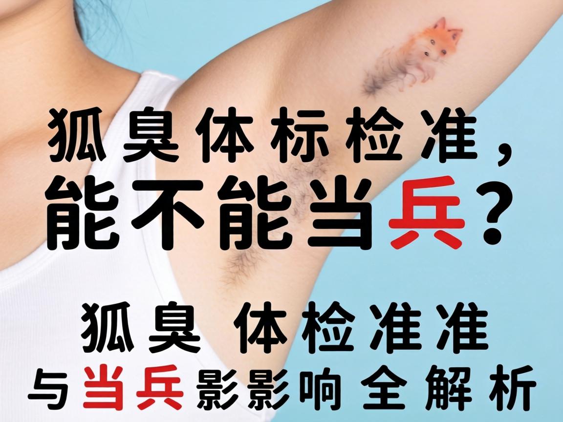 狐臭能不能当兵？狐臭体检标准与当兵影响全解析