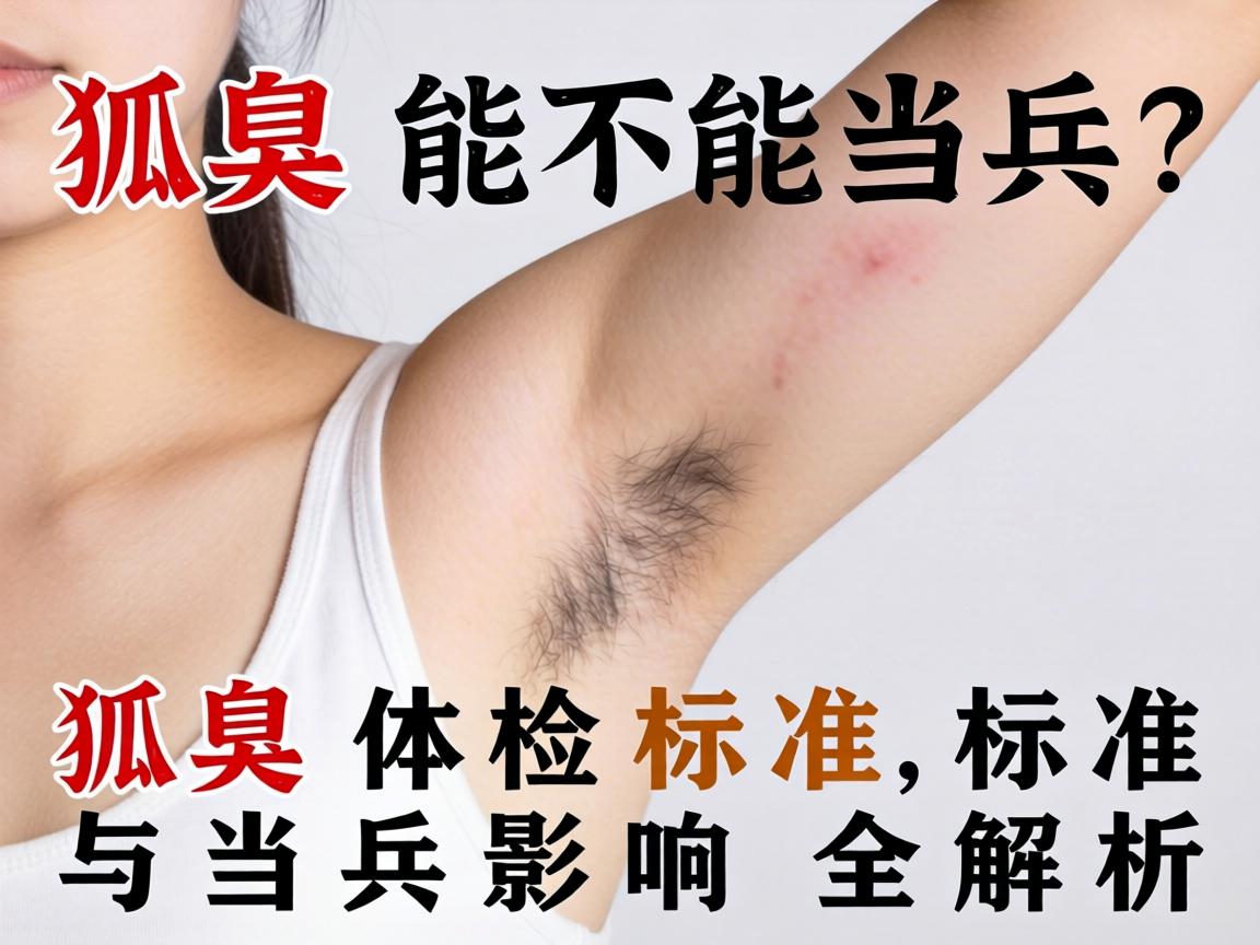 狐臭能不能当兵？狐臭体检标准与当兵影响全解析