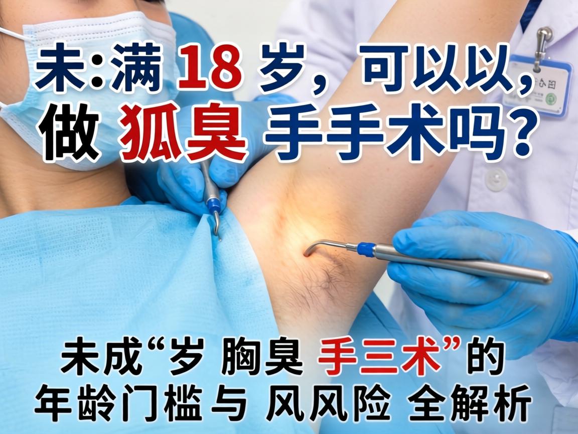 未满18岁可以做狐臭手术吗？未成年腋臭手术的年龄门槛与风险全解析