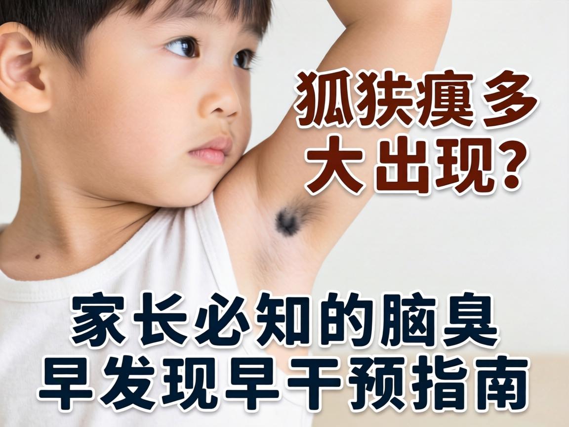 小孩狐臭多大出现？家长必知的腋臭早发现早干预指南