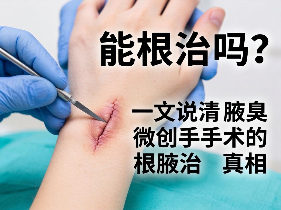 腋臭微创手术能根治吗？一文说清腋臭微创手术的根治真相
