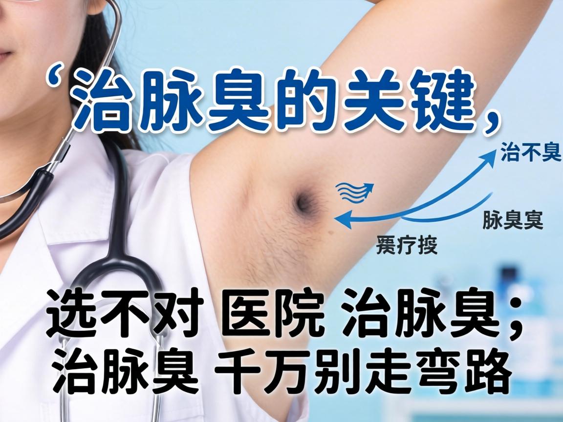 治腋臭的关键，选对医院治腋臭，治腋臭千万别走弯路