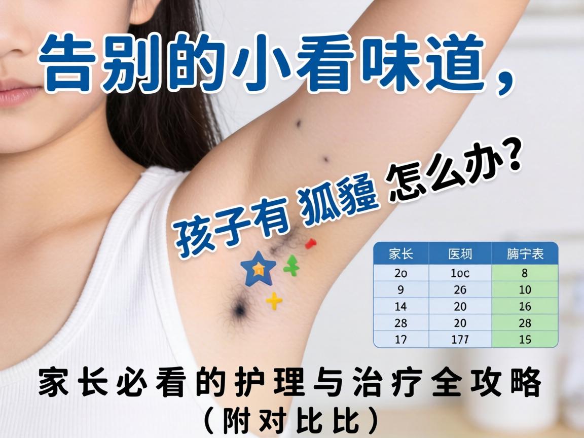 告别小味道，孩子有狐臭怎么办？家长必看的护理与治疗全攻略（附对比表）