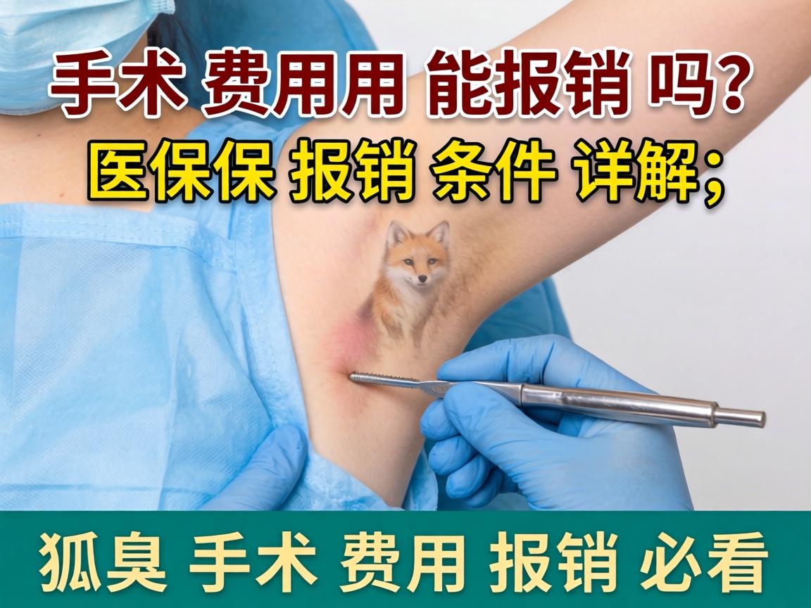 狐臭手术费用能报销吗？医保报销条件详解，狐臭手术费用报销必看