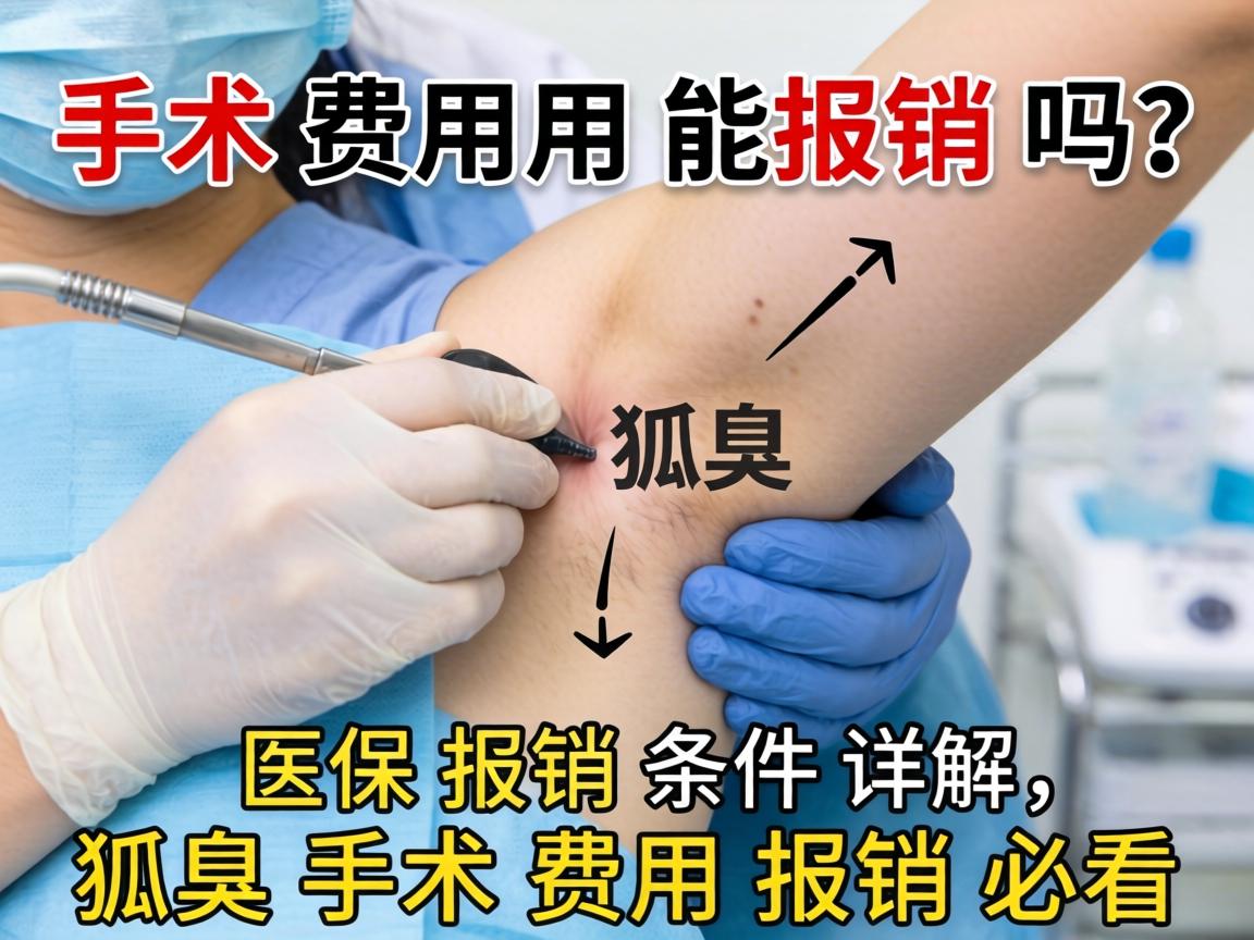 狐臭手术费用能报销吗？医保报销条件详解，狐臭手术费用报销必看