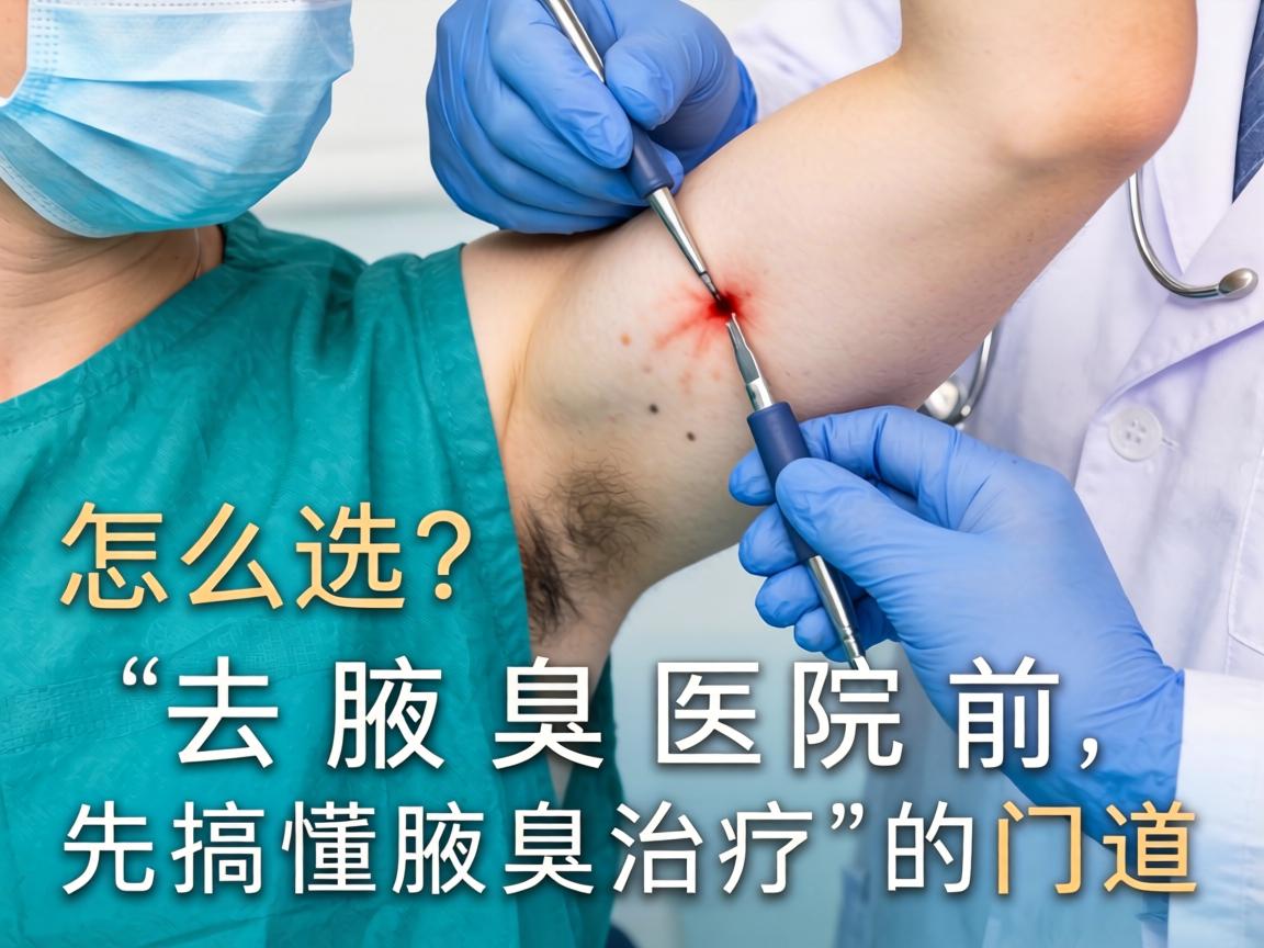 腋臭手术怎么选？去腋臭医院前，先搞懂腋臭治疗的门道