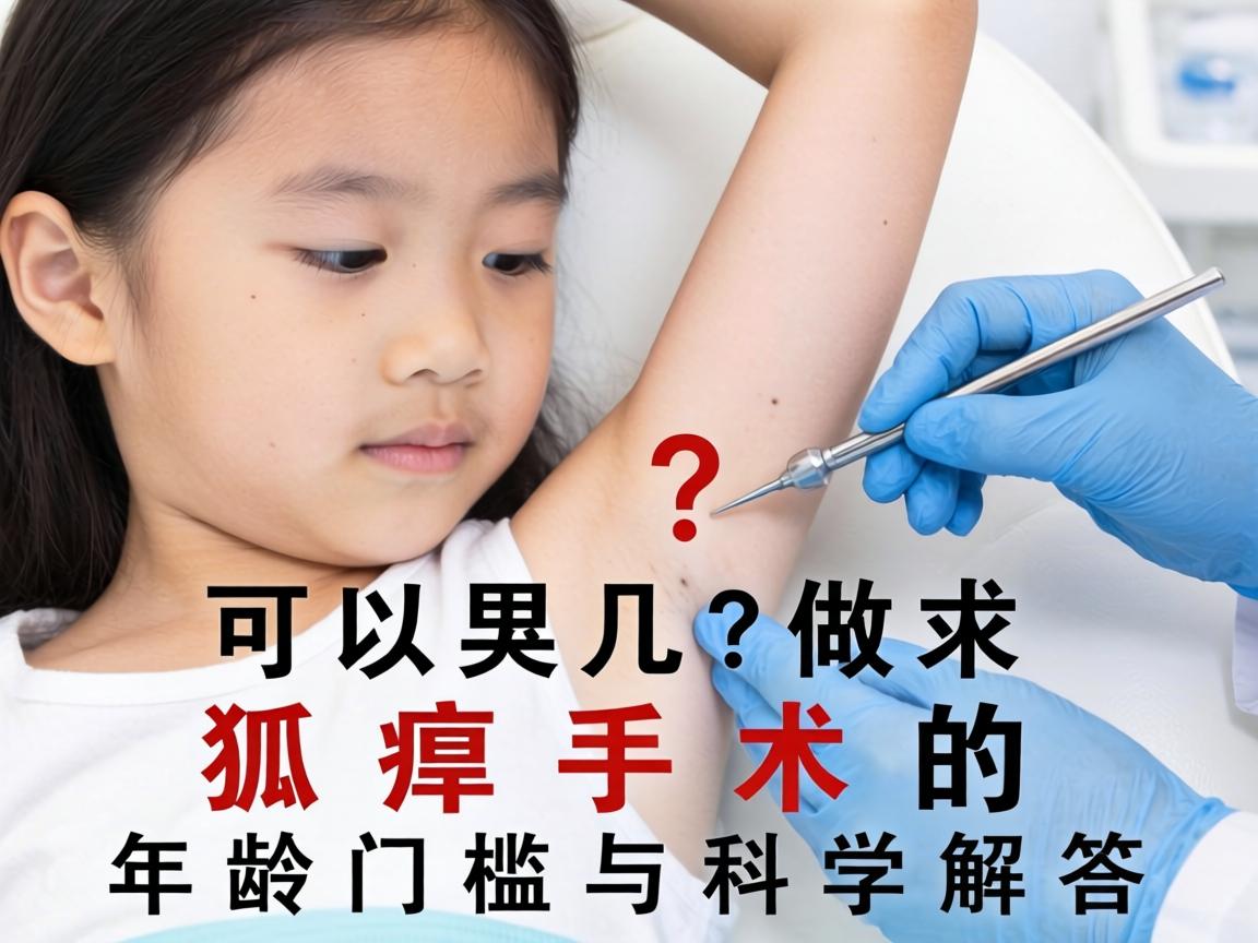 女孩子几岁可以做狐臭手术？狐臭手术的年龄门槛与科学解答