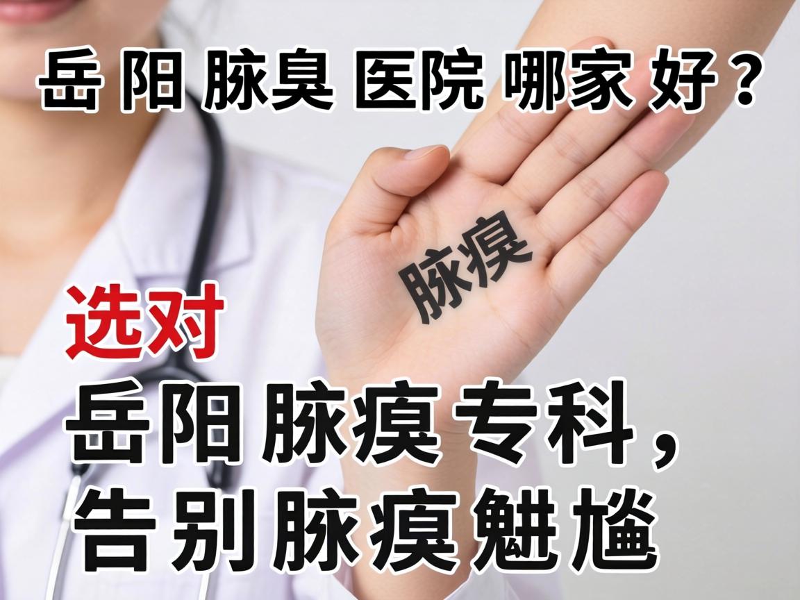 岳阳腋臭医院哪家好？选对岳阳腋臭专科，告别腋臭尴尬