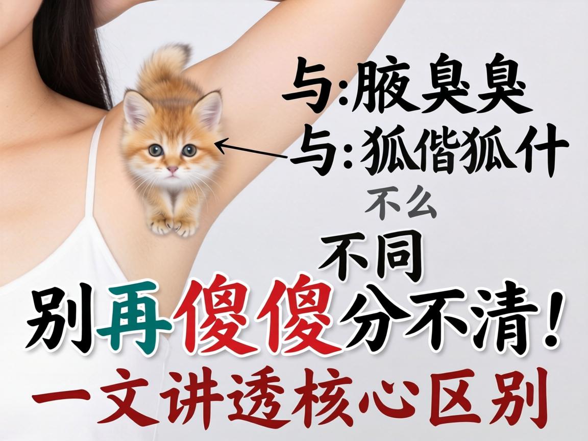 腋臭与狐臭有什么不同？别再傻傻分不清！一文讲透核心区别