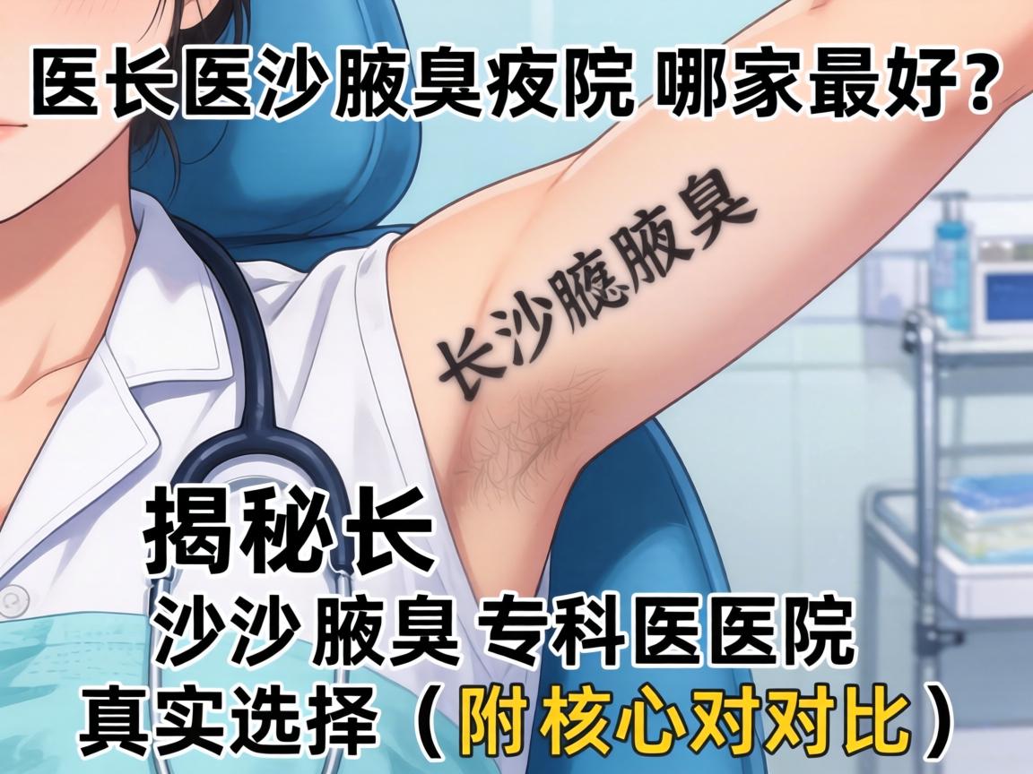 长沙腋臭医院哪家最好？揭秘长沙腋臭专科医院真实选择（附核心对比）