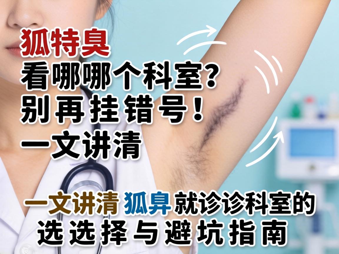 狐臭看哪个科室？别再挂错号！一文讲清狐臭就诊科室的选择与避坑指南