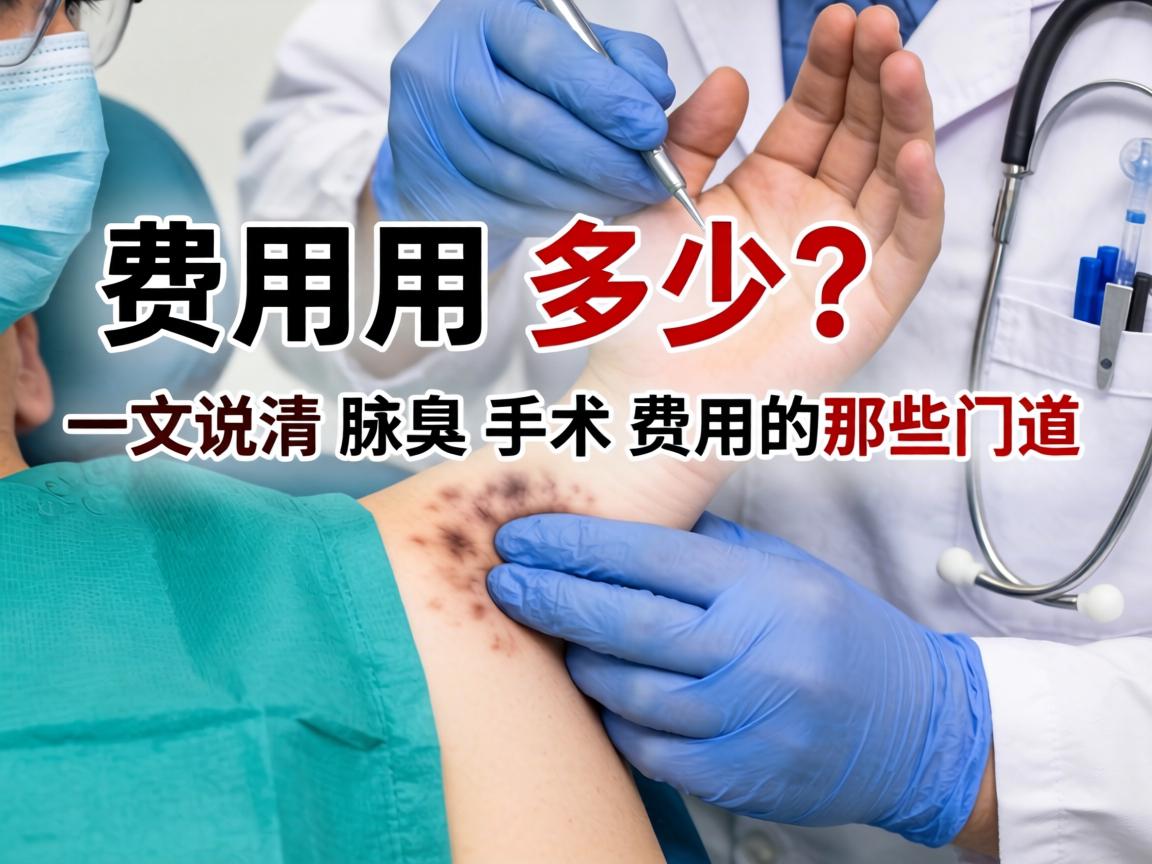 腋臭手术费用多少？一文说清腋臭手术费用的那些门道