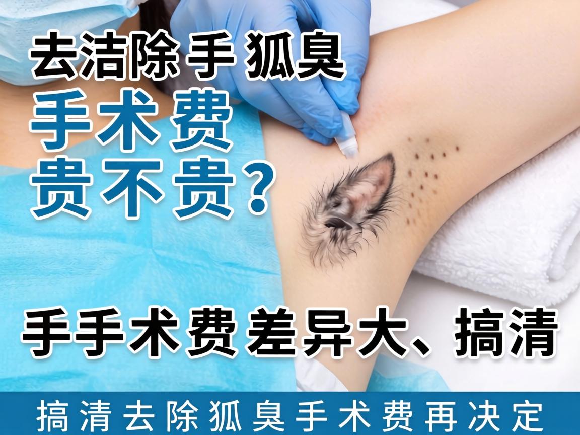 去除狐臭手术费贵不贵？手术费差异大，搞清去除狐臭手术费再决定