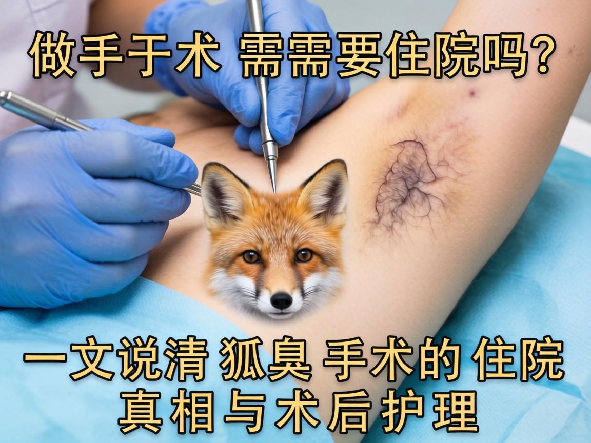 狐臭做手术需要住院吗？一文说清狐臭手术的住院真相与术后护理
