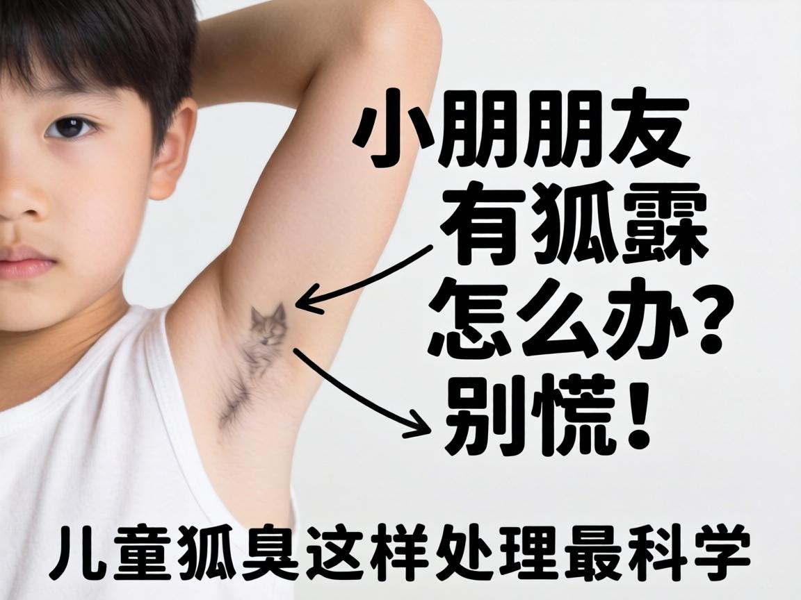 小朋友有狐臭怎么办？别慌！儿童狐臭这样处理最科学