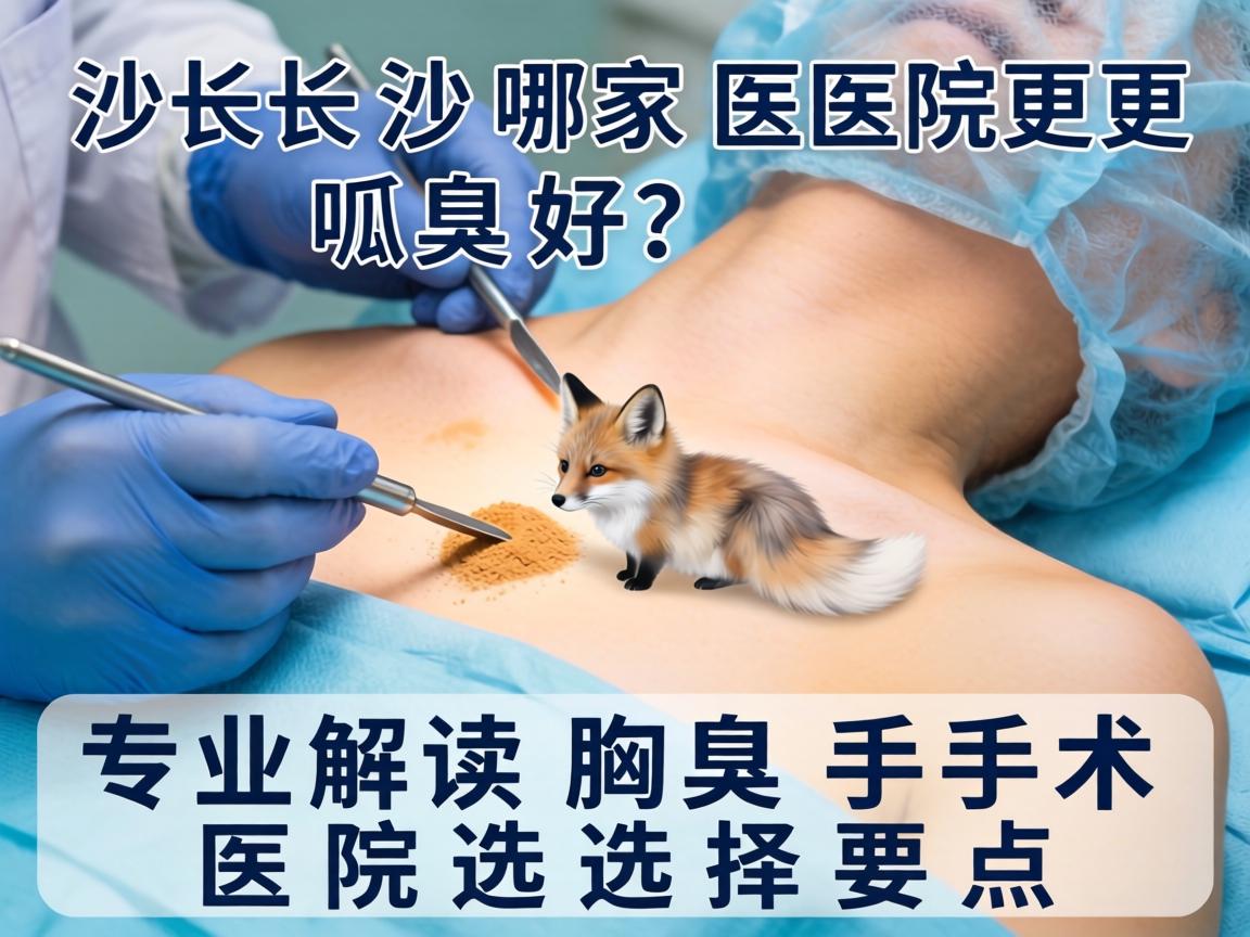 长沙狐臭手术哪家医院更好？专业解读腋臭手术医院选择要点