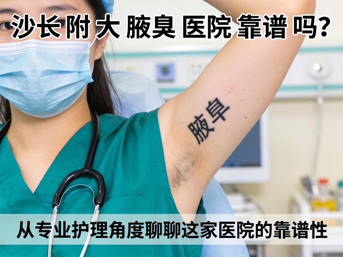 长沙附大腋臭医院靠谱吗？从专业护理角度聊聊这家医院的靠谱性