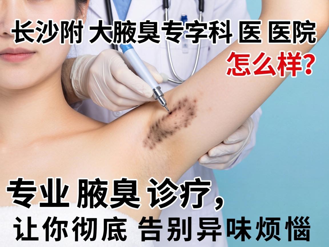 长沙附大腋臭专科医院怎么样？专业腋臭诊疗，让你彻底告别异味烦恼