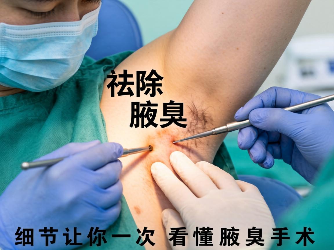 腋臭手术祛除腋臭，这些手术细节让你一次看懂腋臭手术