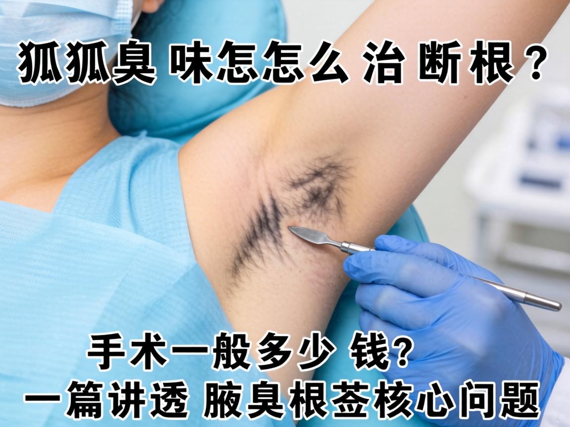 狐臭味怎么治断根？手术一般多少钱？一篇讲透腋臭根治核心问题