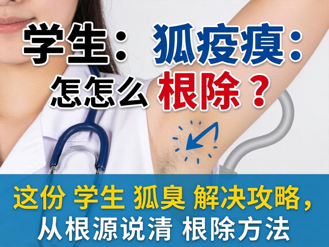 学生狐臭怎么根除？这份学生狐臭解决攻略，从根源说清根除方法