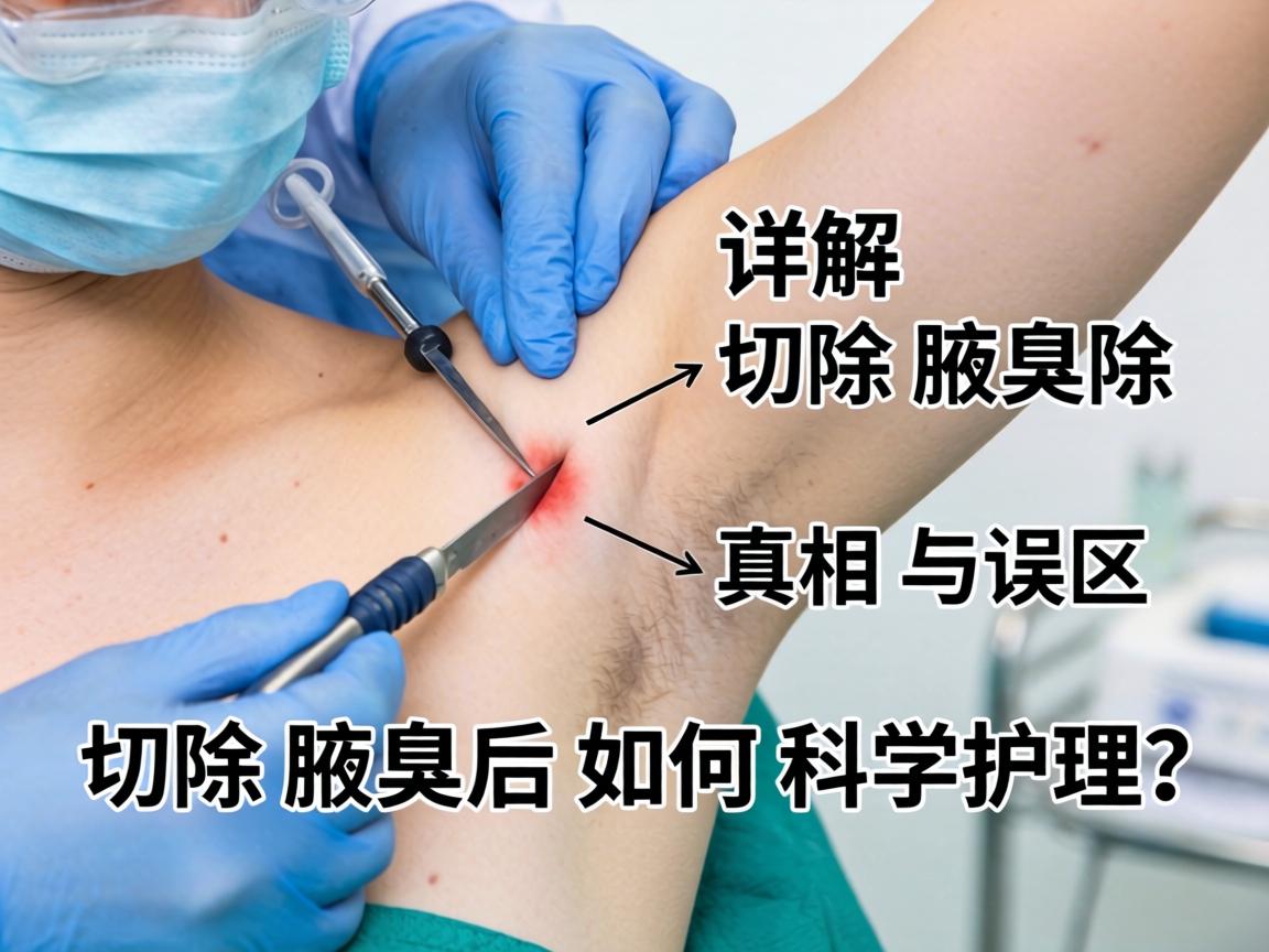 腋臭切除手术详解，切除腋臭的真相与误区，切除腋臭后如何科学护理？