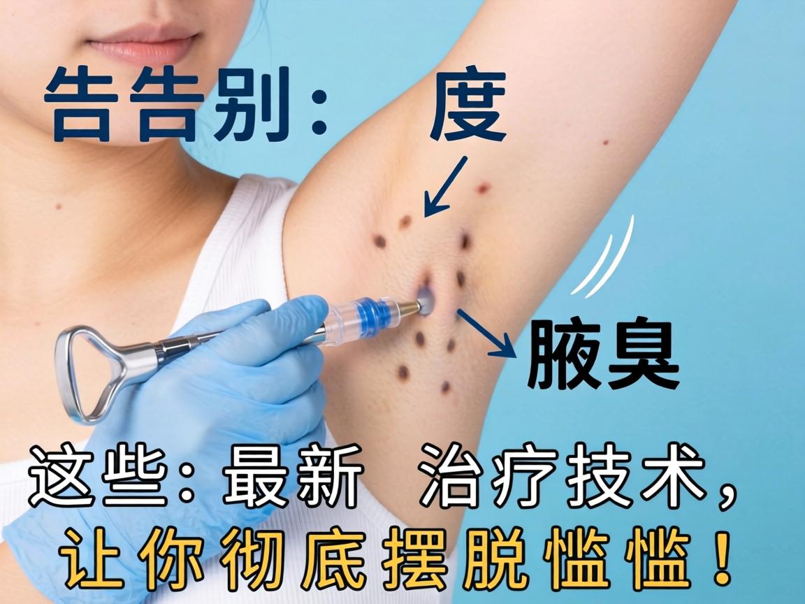 告别中度腋臭，这些最新治疗技术，让你彻底摆脱尴尬！