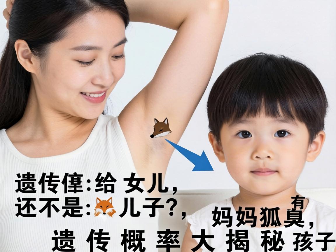 狐臭遗传给女儿还是儿子？妈妈有狐臭，孩子的遗传概率大揭秘