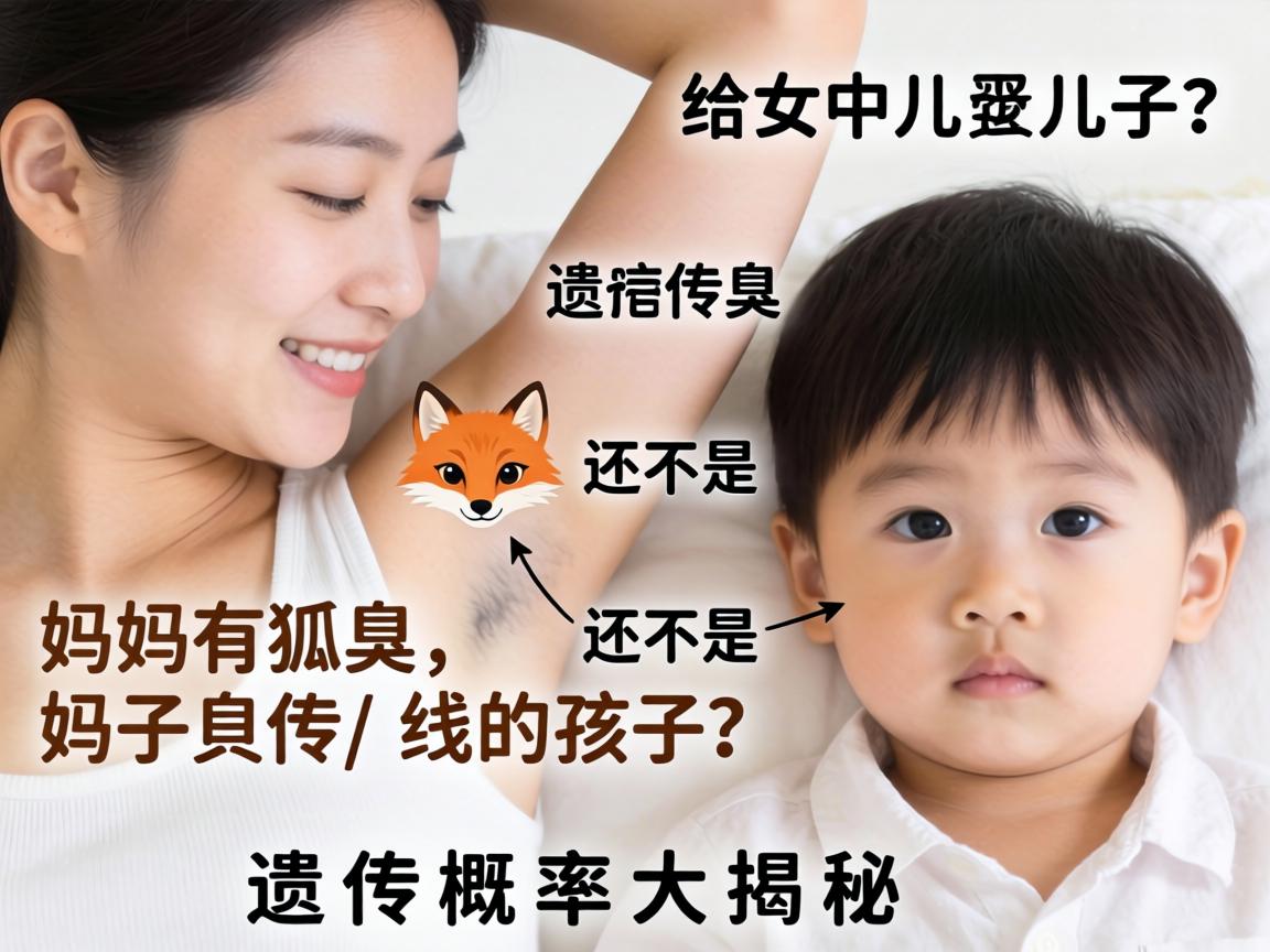 狐臭遗传给女儿还是儿子？妈妈有狐臭，孩子的遗传概率大揭秘