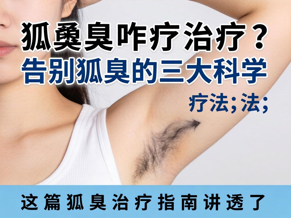 狐臭咋治疗？告别狐臭的三大科学疗法，这篇狐臭治疗指南讲透了