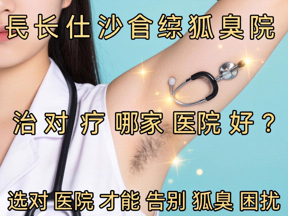 长沙狐臭治疗哪家医院好？选对医院才能告别狐臭困扰