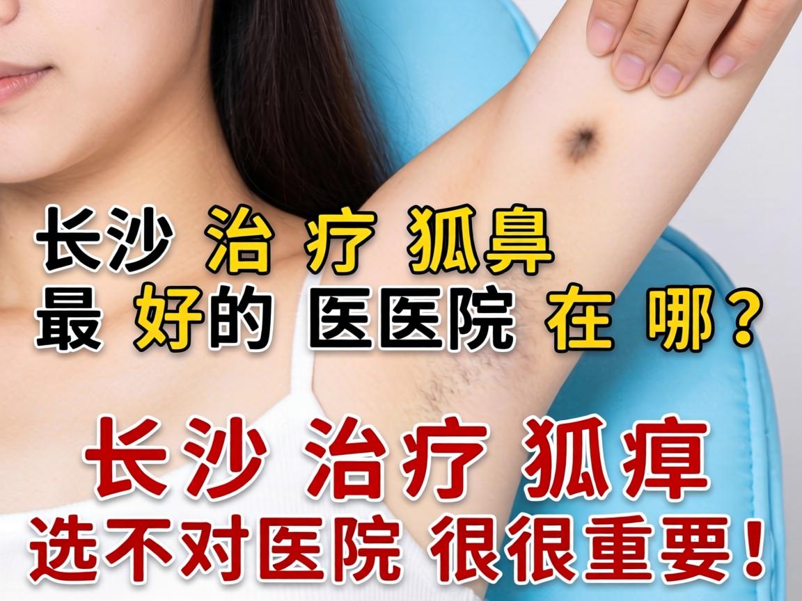 长沙治疗狐臭最好的医院在哪？长沙治疗狐臭选对医院很重要！