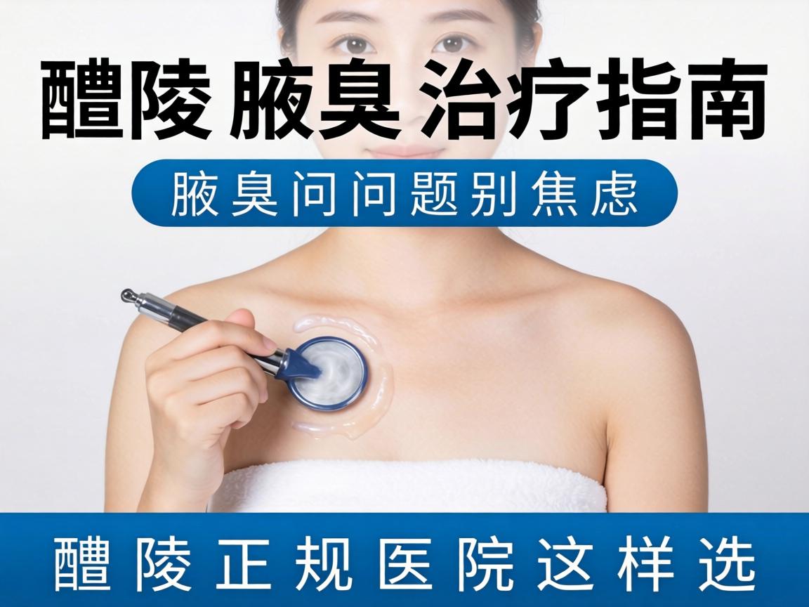 醴陵腋臭治疗指南，腋臭问题别焦虑，醴陵正规医院这样选