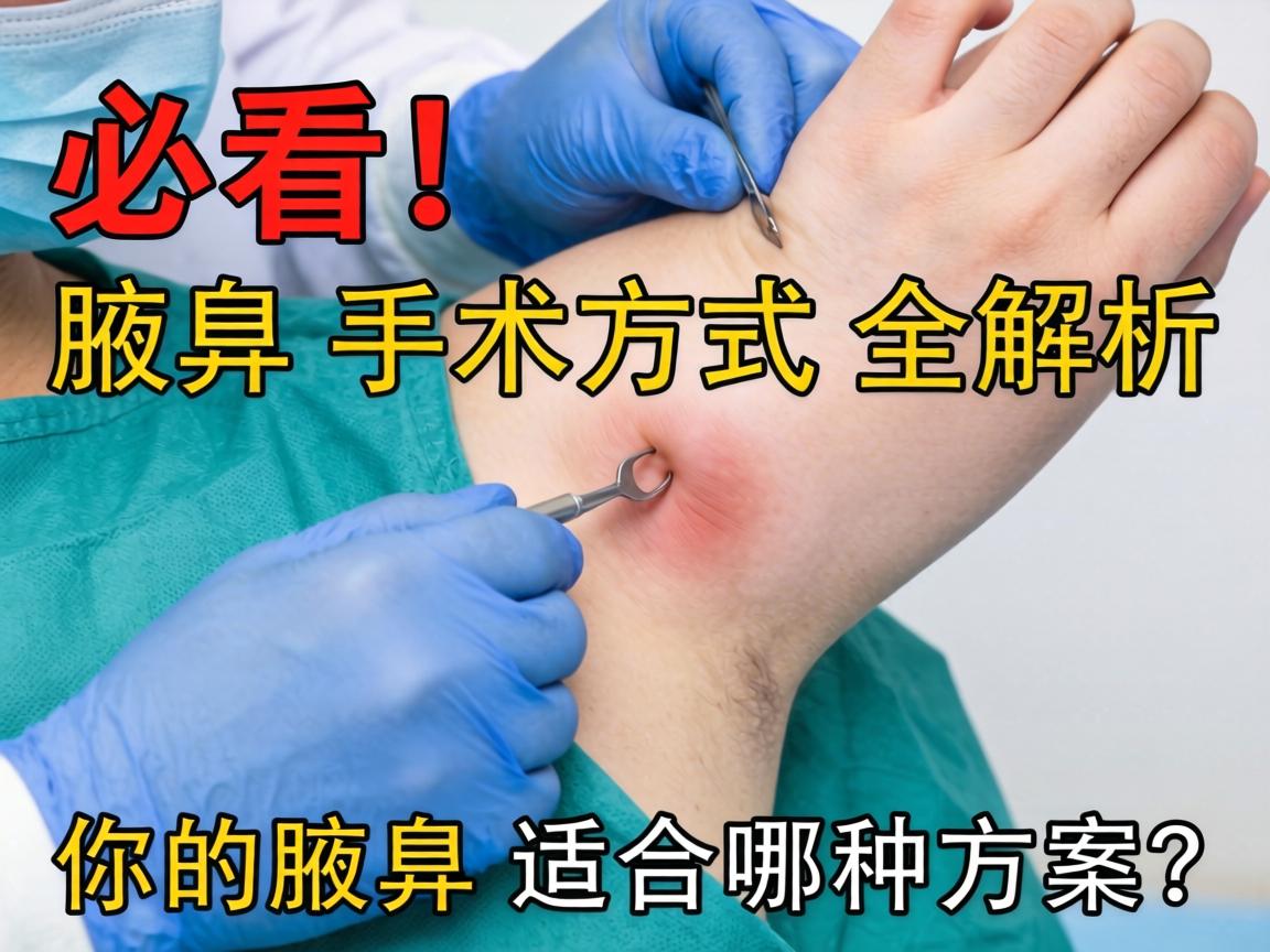 腋臭手术前必看！腋臭手术方式全解析，你的腋臭适合哪种方案？